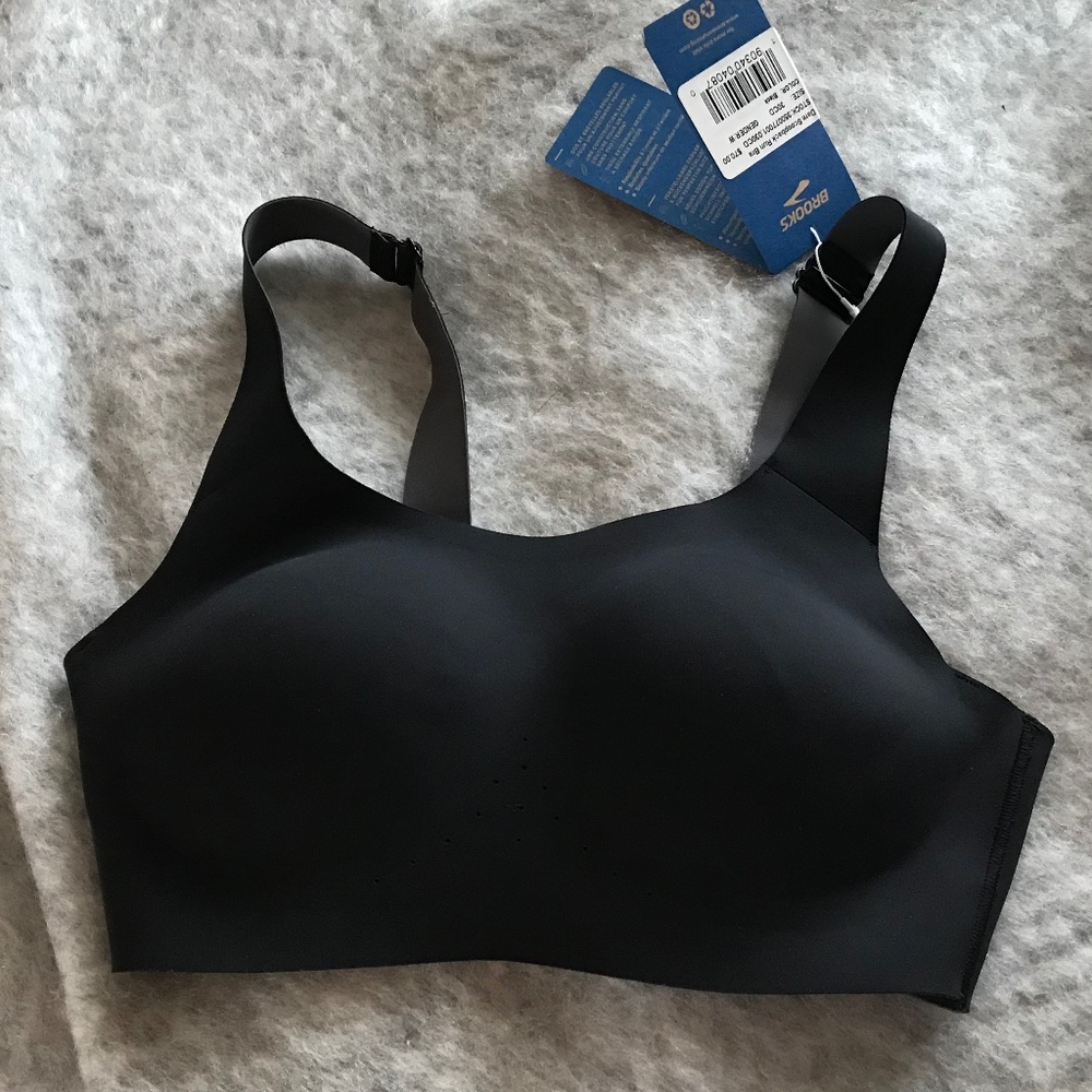 BROOKS DARE SCOOPBACK RUN BLACK SPORTS BRA - Picture 8 of 10